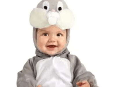 תחפושת לתינוקות בנים ובנות של באגס באני לתינוקות עד גיל&nbsp;שנתיים