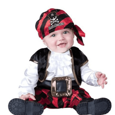 תחפושת מקורית לתינוקות של פיראט&nbsp;לפורים