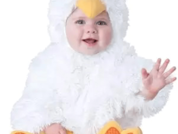 תחפושת לתינוקות בנים ובנות עד גיל שנתיים של&nbsp;תרנגולת