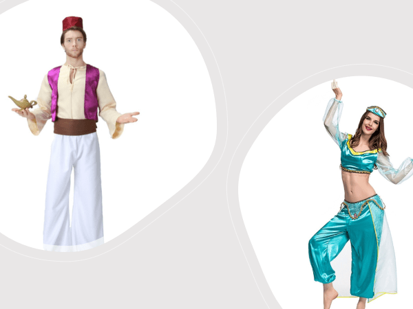 תחפושות לחג פורים: תחפושת זוגית של יסמין&nbsp;ואלאדין