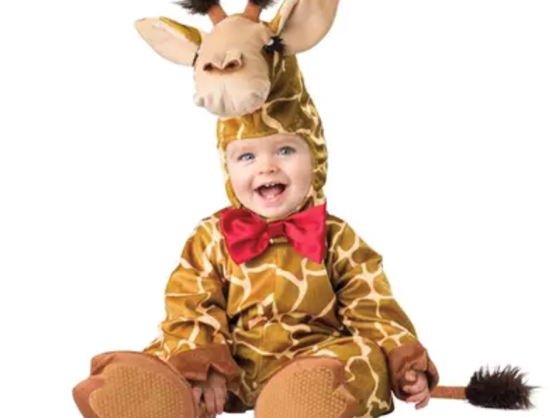 תחפושות לתינוקות בנות ובנים בדמות ג'ירפה לגיל חצי שנה עד&nbsp;2